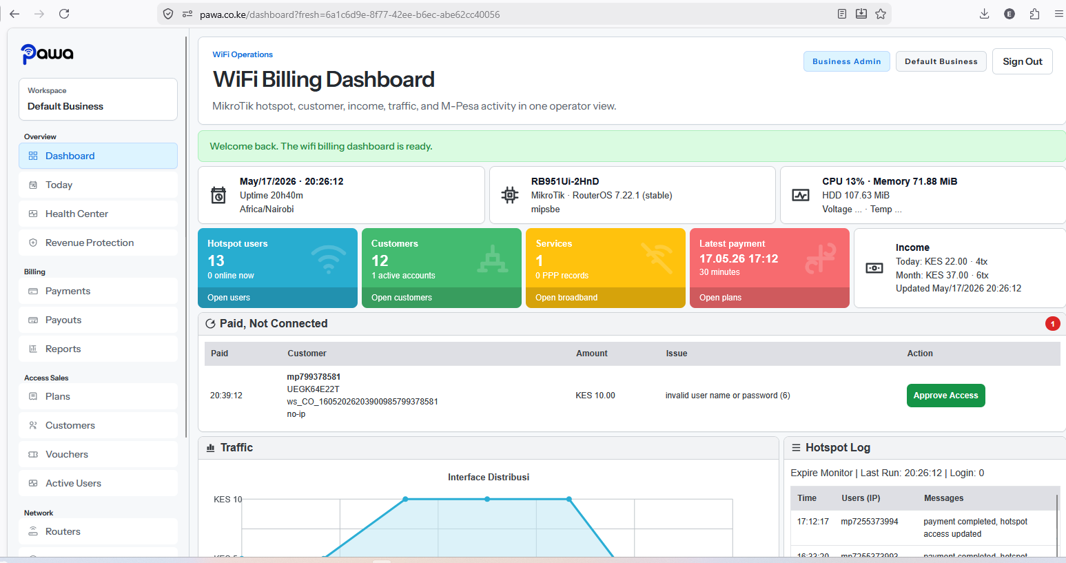 Made for WiFi businesses that sell access every day. preview